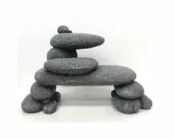 pebble mountain grey 10.5x6x8.5cm (polyester)