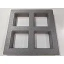 pond floating square 50cm - for 4 plantbaskets 19cm