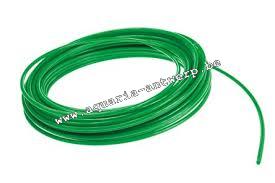 luchtslang 4/6mm groen transparant 7.5m