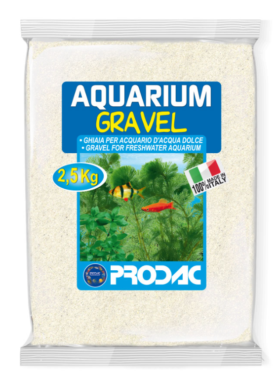 prodac white sand fine (0.4-0.8mm) 2.5kg