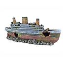 aqua deco sinking steamship 56cm