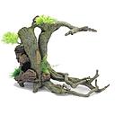 deco u-root with plants 51x28x37cm