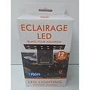 pacific led light black 13x3.5cm, 12 leds white, 5w